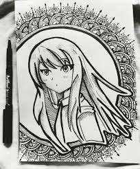 Anime With Manga Anime Sketch Art Doodle Art