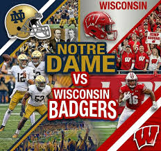 Notre Dame vs Wisconsin Badgers College Football Tickets, Sunday, September  6 • 7:30 PM - 11 PM | Eventbrite