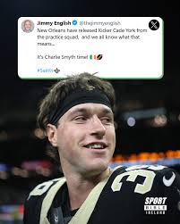 Charlie Smyth will be part of the New Orleans Saints active roster this  weekend 🤩 ( X