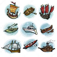 Dibujos medios de transporte maritimo para niños. Transporte Fluvial Vectores Graficos Imagenes Vectoriales Depositphotos