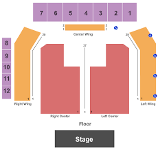 wind creek event center seating chart bethlehem