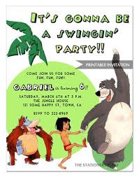 Printable Jungle Book Birthday Invitation Jungle Book Birthday Jungle Book Birthday Party Invitation Jungle Book Birthday Party