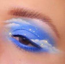 See more ideas about blue eyeshadow, eye makeup, . Eye Makeup Blue Sky Blue Eye Makeup Light Blue Aesthetic Blue Makeup