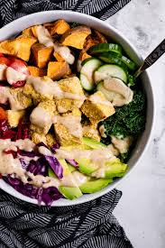 Tofu has a mild flavor, meaning it's perfect for soaking up marinades and sauces. Tofu Buddha Bowl Vegan And Oil Free Recipes Zardyplants