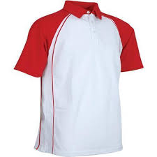 White and red 100% cotton. White T Shirt With Red
