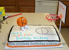 The cakes have to be at least this large so the design looks proportionate. Coolest Basketball Cake Designs And Decorating Tips