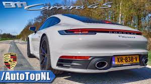 Those who opt for a s or 4s with the sport chrono package can expect to reach 60 mph in 3.3 or 3.2 seconds, respectively. New Porsche 911 992 Carrera 4s Sport Exhaust Sound Revs Onboard By Autotopnl Youtube