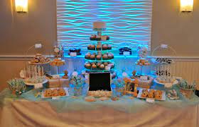 Pin By Treat Me Sweet Candy Buffets On Dessert Tables Ideas Wedding Cake Table Beach Theme Desserts Beach Wedding Cake
