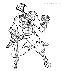 Best spiderman or spider man coloring pages. Spider Man Cartoon Coloring Pages Coloring And Drawing