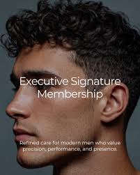 Looking sharp is part of success. The Executive Signature Membership brings  together grooming, wellness, and expert-led treatments, designed to fit a  modern executive lifestyle. Book your membership. Elevate your routine.  #facetteglow #facettefacialbar #