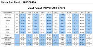 Player Age Chart