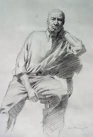 Clothed Figure 5 By Warren Chang Charcoal 23 X 17 Figure Drawing Human Figure Sketches Figure Sketching