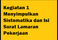 Contoh soal pilihan ganda tentang surat lamaran pekerjaan. Kegiatan 1 Mengidentifikasi Sistematika Dan Isi Surat Lamaran Pekerjaan Operator Sekolah