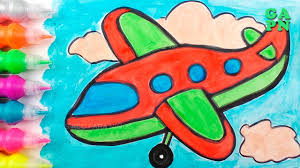 Maybe you would like to learn more about one of these? Como Dibujar Aviones Aprende Colores Para Ninos Con Pintura De Acuarela Dibujos Para Colorear Youtube