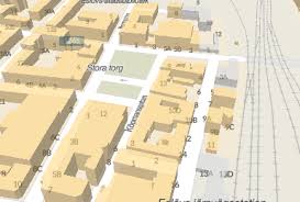 Kantzoner bestående av uteserveringar, träd, trappor och sittplatser gör det lätt att på avstånd ta del av. Stora Torg 15 Skane Lan Eslov Hitta Se