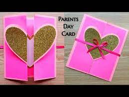 Every child enjoys making a birthday card for their mom or dad and we can tell you. Parent S Day Card Making Handmade Easy And Beautiful Card For Parent S Day Parent S Day Cards Youtube