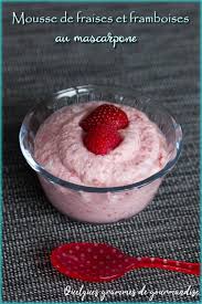 Mousse De Fraises Et Framboises Au Mascarpone Recette En 2020 Mousse Fraise Recettes Gastronomiques Framboise