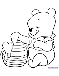 This character has been the subject of many short animated feature films, most recently in 2011. Baby Pooh Coloring Honey Gif 800 1022 Winnie The Pooh Drawing Pooh Drawing Bear Coloring Pages