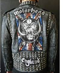 Forgotten Saints La Distressed Motorhead Leather Battle Jacket Forgottensaintsla Com Battle Jacket Painted Leather Jacket Black Leather Biker Jacket