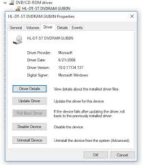 Hl Dt St Dvdram Guc0n Stopped Working After Windows 10 Update Microsoft Community