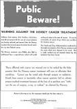 Image result for query, hoxy clinic cancer treatment what was it