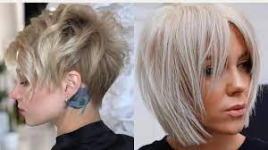 A bob is a classic and sleek short hairstyle that will never go out of style. Modern Bob Haircut Pixie Hair Transformations Hairstyles 2020 2021 Youtube