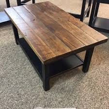 Lightly distressed with an air of industrial history, this lovely coffee table is a beautiful tribute to the past with a distinctly rustic feel. Dark Aged W Black Antique Base Archives All Wood Furniture