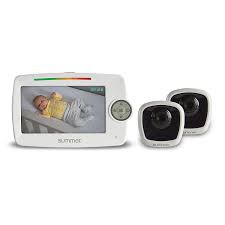 Buy Summer Lookout Duo 5 Lcd Video Baby Monitor 2 Cameras Digital Zoom Baby Monitor With 1 000ft Range Features Two Way Audio Automatic Night Vision Temperature Display And No Hole Wall Mount