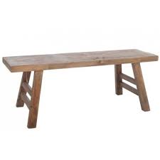 Longtemps oublié, il revient pour apporter toujours plus de convivialité. Banc Rustique En Bois Massif Naturel 120x35x45cm J Line By Jolipa J Banc Rustique Banc Salle A Manger Banc Bois