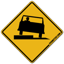 A soft shoulder sign means that the shoulder of the roadway you are driving on is not completely paved. Shoulder Drop Off Warning Road Signs