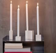 Kerzenständer 4 Blocks, Weiß | Manufactum