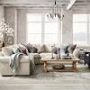 Slip resistant stylish sofa cover/protector featuring lightweight stretch twill fabric. 1
