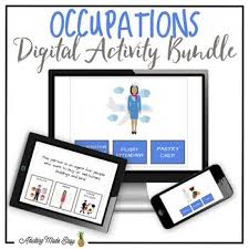 Occupations Digital Interactive Activity Vocational Career Job Tpt Digital Interactive Activity Interactive Activities Life Skills Special Education