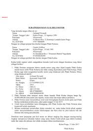 Setelah membeli mobil, baik mobil baru atau mobil bekas, maka anda juga harus menyiapkan dana cadangan. Contoh Surat Kuasa Penjualan Sepeda Motor Download Kumpulan Gambar