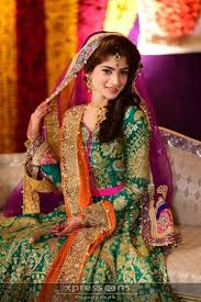 Mehndi Bride Pakistani Bridal Dresses Indian Bridal Wear Indian Dresses