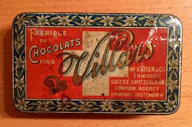 Fabrique De Chocolats Fins De Villars W Kaiser Cie Fribourg Suisse Blechdosen Kakao Schokolade