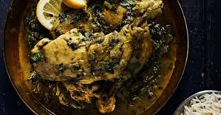 Indian Green Curry Chicken With Black Pepper Green Curry Chicken Curry Chicken Stuffed Peppers