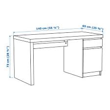 Malm Desk White 55 1 8x25 5 8 Ikea Ikea Malm Desk Office Table Design Computer Table Design