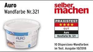 Wandfarbentest Auro Nr 321 Youtube