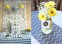 Yellow And Grey Baby Shower Ideas So That S A Wrap On The Gray And Yellow Baby Shower Decorations Baby Shower Yellow Grey Baby Shower Baby Shower Decorations