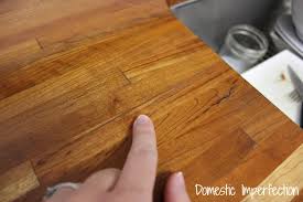 For an island it's great. My Butcher Block Countertops Two Years Later Domestic Imperfection