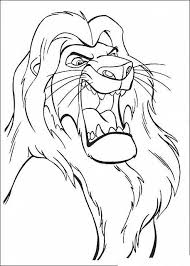 Simba Arrabbiato Disegni Da Colorare Gratis Disegni Da Colorare Disegni Leone Illustrazione