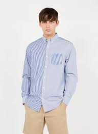 Livraison gratuite dès 39€ retours gratuits plus de 500 nouveautés chaque jourdécouvrez la collection de chemises homme, chic, tendances ou décontractées dans tous les style ! Chemise Col Americain Regular Fit A Rayures En Coton Bleu Yale Gant Homme Place Des Tendances