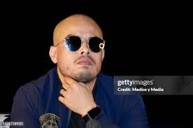 Erick Vazquez of Camilo Septimo Band poses for a photo during a press...  News Photo