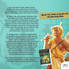 Booking terapis jilbab pegawai baru. Novel The Trials Of Apollo 3 The Burning Maze Rick Riordan Buku Original Baru Shopee Indonesia