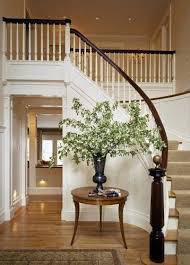 Half Spiral Staircase Renovation Remove The Pony Walls And Open It Up With Railing Curved Staircase Foyer Ideas Entryway Staircase Design