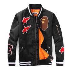 New Bathing Ape Bape University Varsity Jacket Varsity Jacket Jackets Jacket Brands