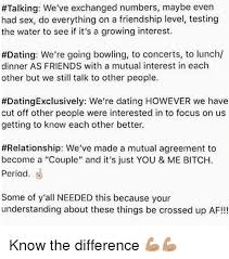 Dating exclusively vs being in a relationship. When Is A Relationship Serious The Difference Between Dating And A Relationship