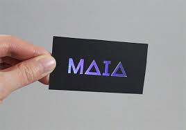 Our partners are starring in our innovative hologram business card video! Foil Stamped Business Cards On Behance