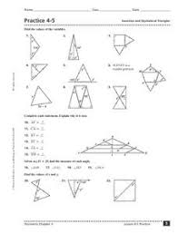 Practice 4 5 Isosceles And Equilateral Triangles Worksheet For 10th 12th Grade Lesson Planet